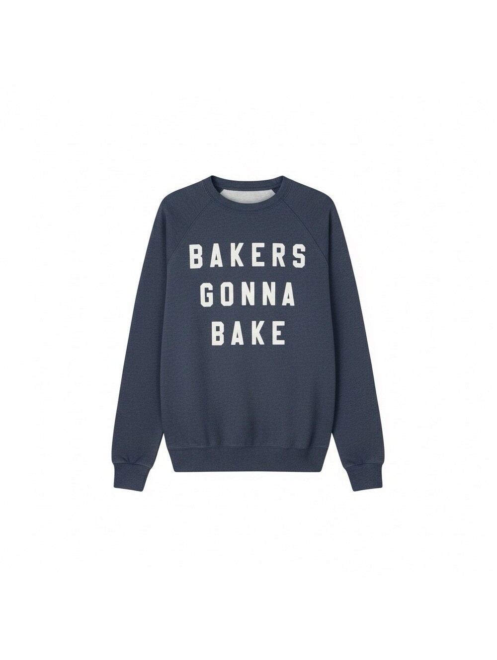 Bakers Gonna bake Women Sweatshirt, Swift, Adult Large, Navy